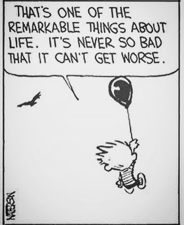 Clavin &amp;amp; Hobbes - Life is never so bad